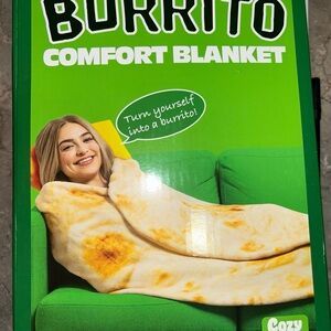 Cozy concepts Tortilla Blanket Burrito Comfort Blanket Trend Inspired Gifts  NIB